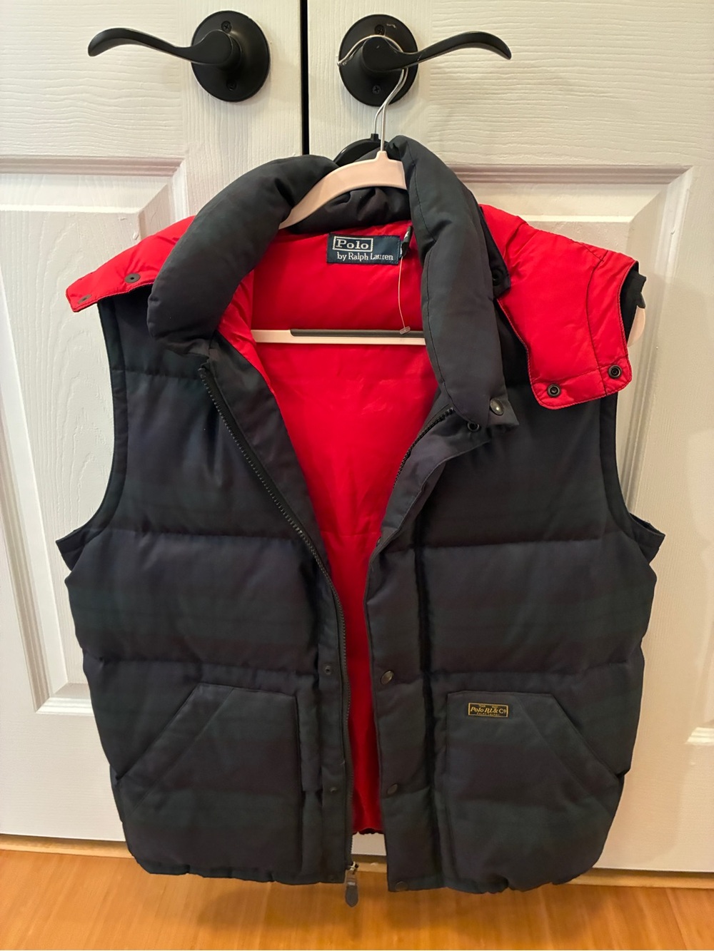 Polo vest new medium mens blackwatch